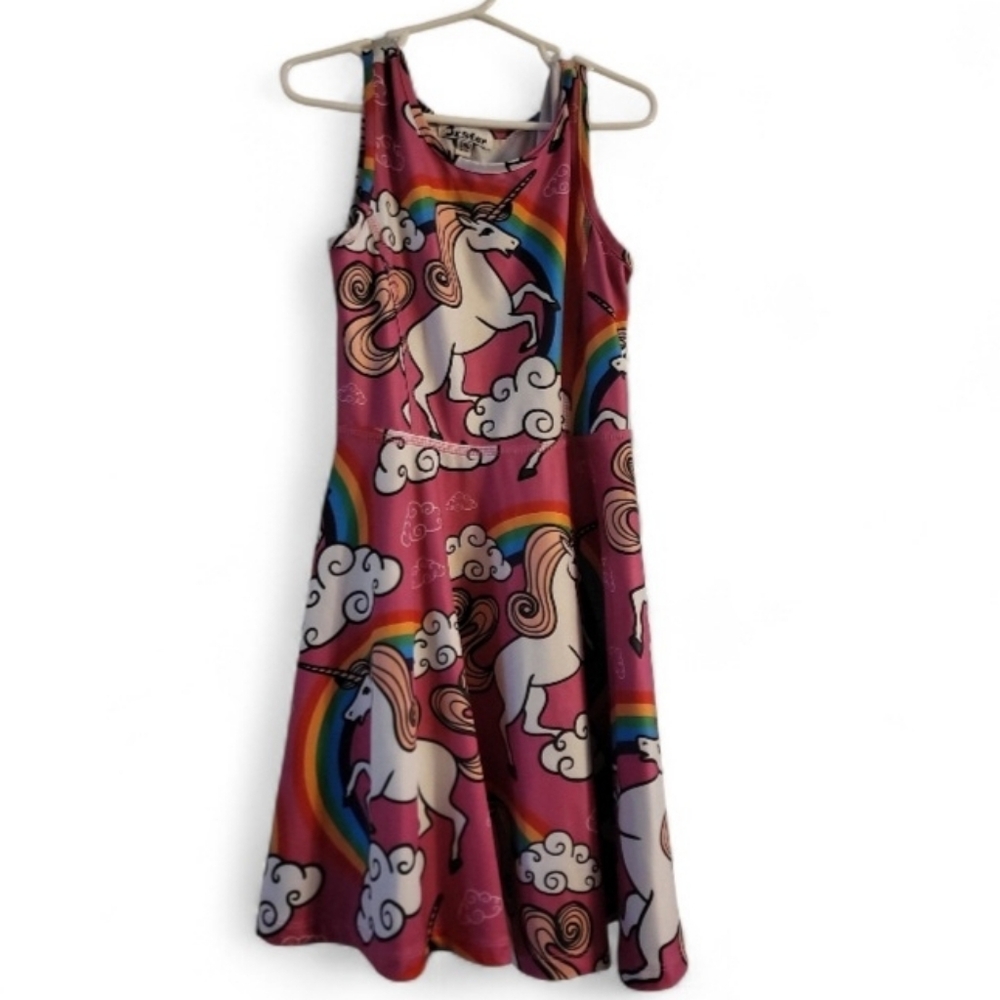 Pink Unicorn Kids Dress